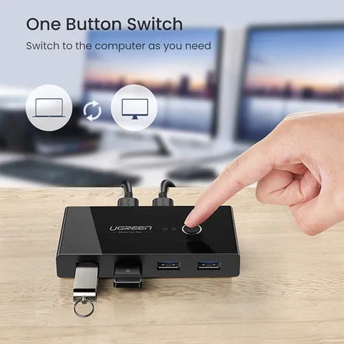 UGREEN 30768 4-Port USB 3.0 Switch Box