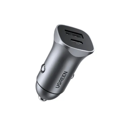 UGREEN 30780 Car Charger Two Ports USB Port and PD Port 24W