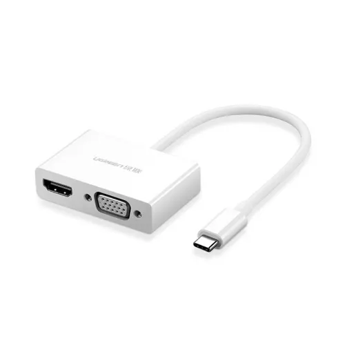 Ugreen 30843 USB Type C To HDMI+VGA Converter