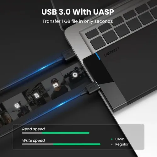 Ugreen 30848 US221 USB 3.0 HDD Enclosure 2.5inch