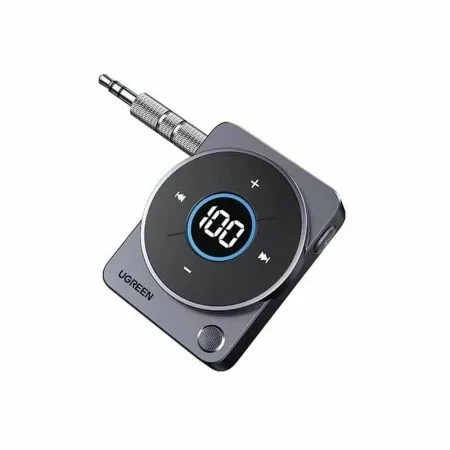 UGREEN 35003 5.4 Bluetooth Car Adapter [Noise Cancellation] Wireless Aux Receiver