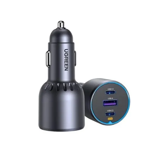 UGREEN 35024 75W 3-Port Fast Car Charger