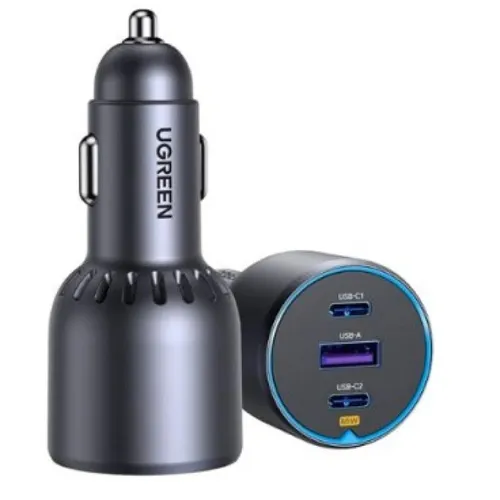 UGREEN 35024 75w 3-Port Fast Car Charger