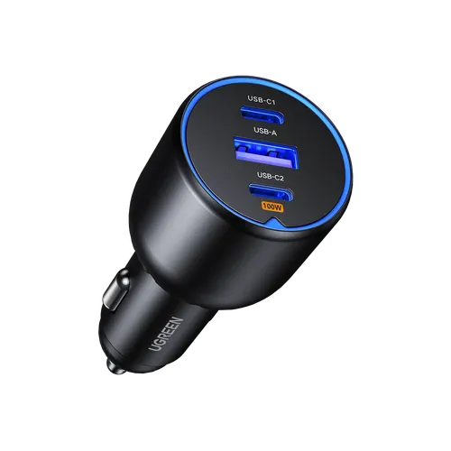 UGREEN 35025 130W 3-Port Fast Car Charger EC705