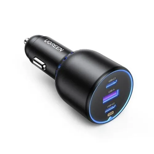 UGREEN 35025 130W 3-Port Fast Car Charger
