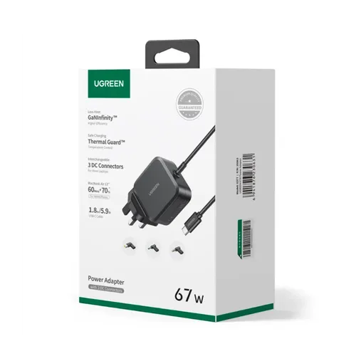 UGREEN 35063 67W Power Adapter (UK Plug) Universal Laptop Charger