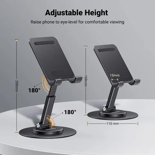 UGREEN 35152 Folding & 360 Rotating Phone Stand
