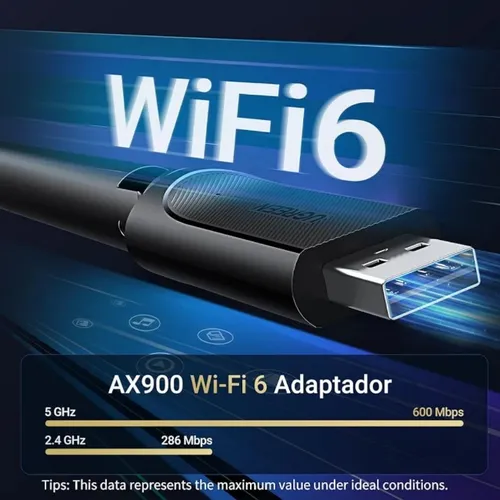 UGREEN 35265 AX900 USB High-Gain Dual Band Wi-Fi 6 Adapter