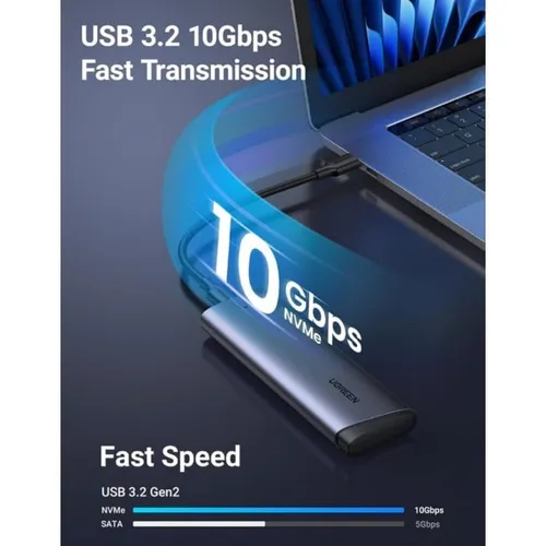 UGREEN 35267 10Gbps M.2 NVME SSD Enclosure