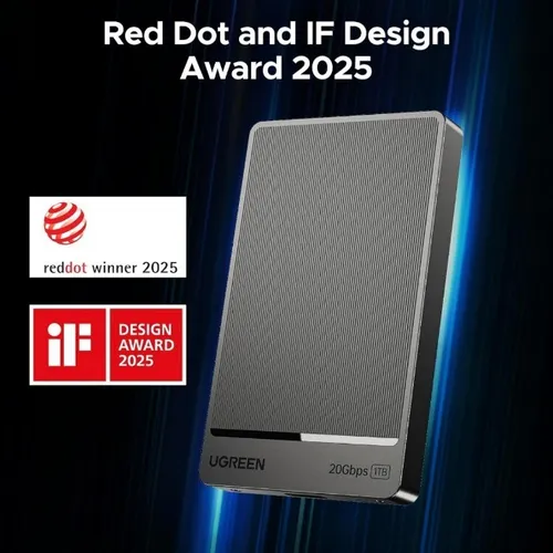 UGREEN 35270 Portable 1TB 20GBPS Solid Sate Drive