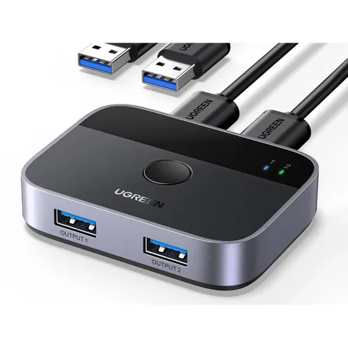 UGREEN 35313 USB 3.0 Switch 2 in 2 Out USB Switcher