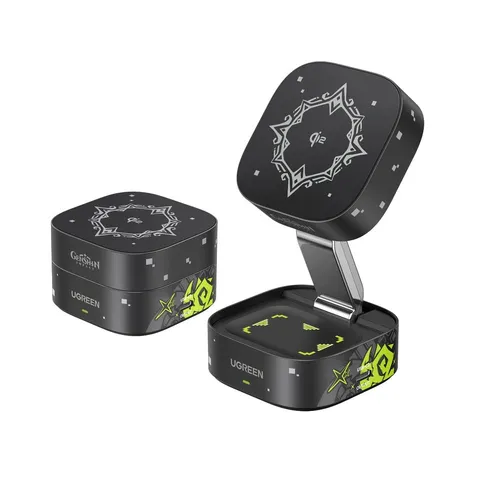 UGREEN 35316GI 25W 2-in-1 Qi2 Genshin Impact Edition Magnetic Wireless Charger