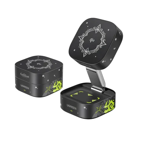 UGREEN 35316GI 25W 2-in-1 Qi2 Genshin Impact Edition Magnetic Wireless Charger