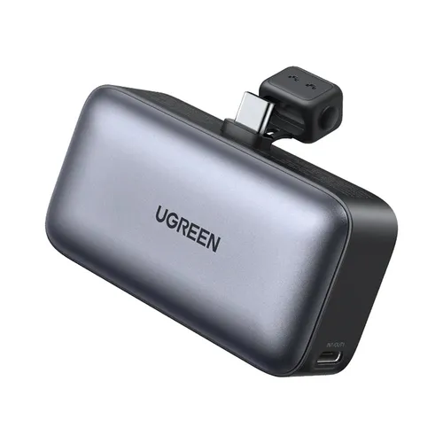 UGREEN 35338 Nexode 5000mAh Digital Display Power Bank with Built-in Type-C & Kickstand