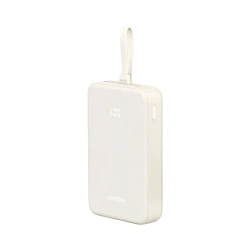 UGREEN 35340 20000mAh 20W Power Bank with Built-in Type-C Cable