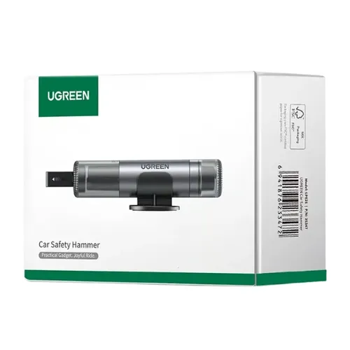 UGREEN 35347 Car Safety Hammer & Seatbelt Cutter
