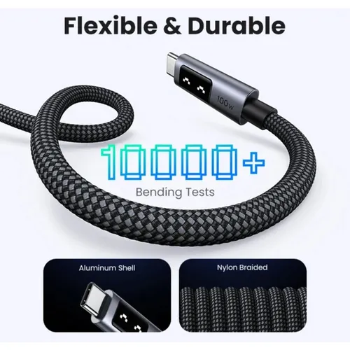 UGREEN 35512 Uno 100W 5A Max Type-C to Type-C PD 2M Fast Charging Cable