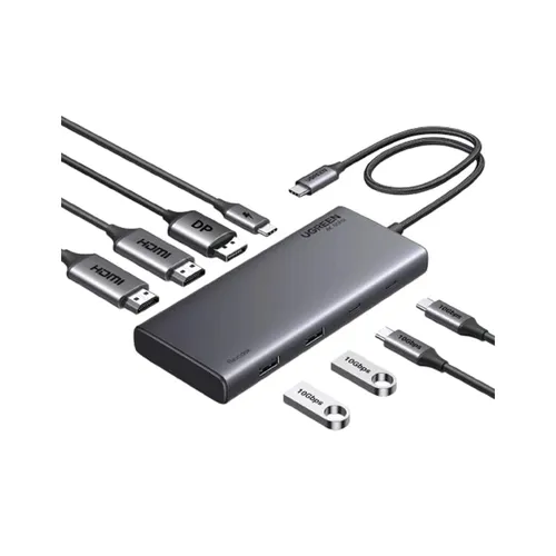 UGREEN 35625 8 in 1 USB-C Multifunctional Docking Station with Triple Display Support