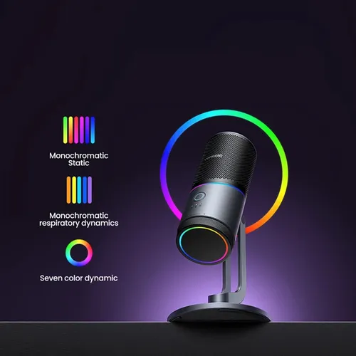 UGREEN 35629 Gaming USB Microphone with RGB Lights