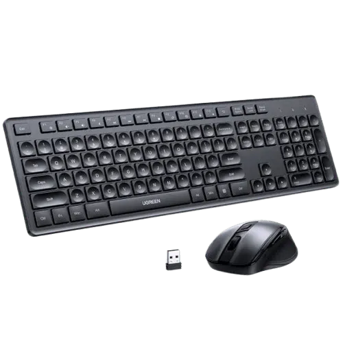 UGREEN 35740 Wireless Ergonomic Keyboard and Mouse Combo 2.4GHz