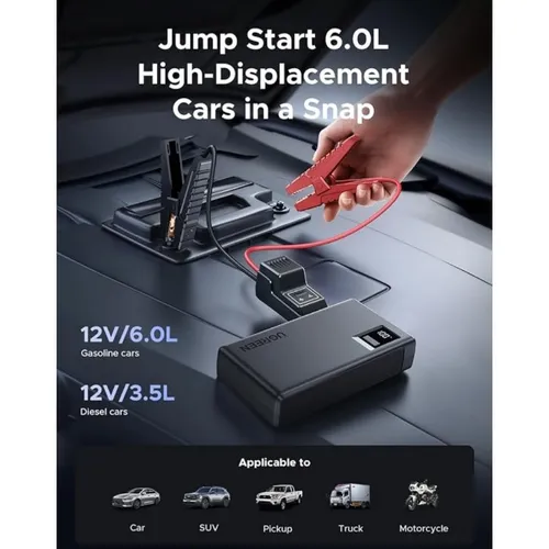 UGREEN 35977 12000mAh Car Jump Starter