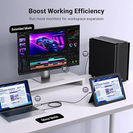 UGREEN 35984A 4K@60Hz Active HDMI to USB C Adapter