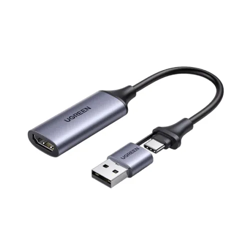 UGREEN 40189 USB-C to HDMI 2 in 1 HD Video Capture Card