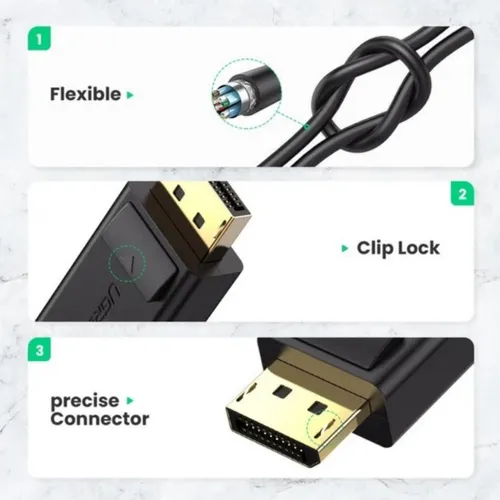 UGREEN 40363 DisplayPort (Male) to HDMI (Female) 4K/1080p Adapter