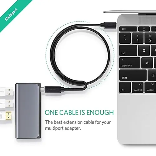 UGREEN 40574 USB-C Male to USB-C Female Extension Cable 0.5M