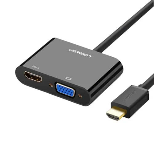 UGREEN 40744 HDMI to VGA + HDMI Converter