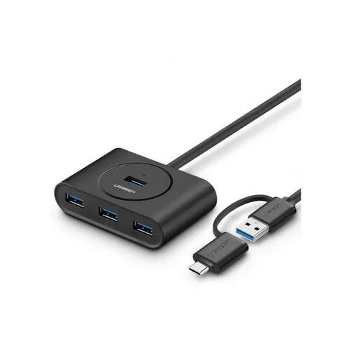 UGREEN 40850 2-in-1 4 Port USB-C + USB-A 3.0 Hub