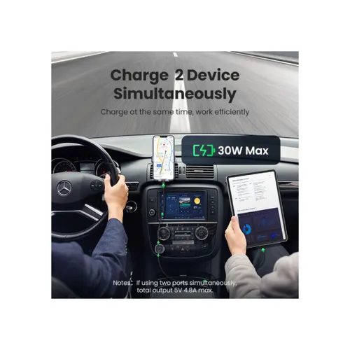 UGREEN 40858 30W PD Dual-Port Car Charger