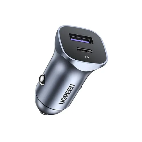 UGREEN 40858 30W Type-C and USB 3.0 Fast Car Charger