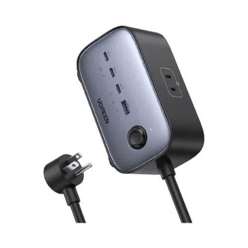 UGREEN 40896 100W DigiNest Pro Power Adapter with US Pin Plug 1.8M Cable