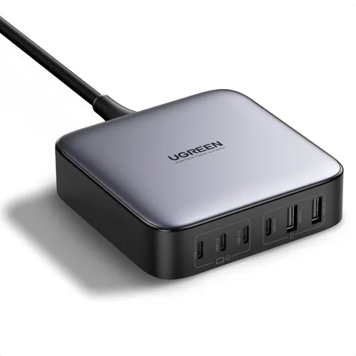 UGREEN 40914 Nexode 200W USB C GaN Charger-6 Ports Desktop Charger