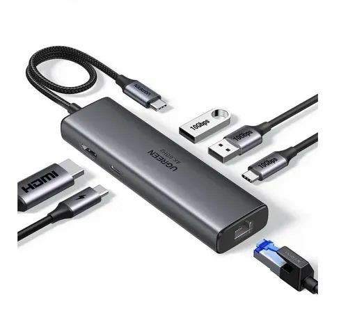 UGREEN 45000 6-in-1 100W PD Multifunctional USB-C Hub
