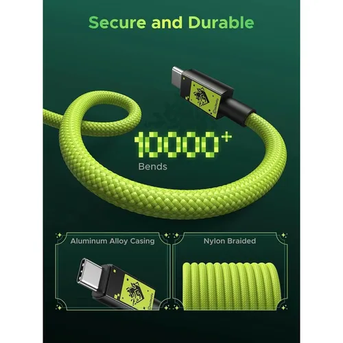 UGREEN 45063GI 100W Genshin Impact Edition 5A Max Type-C to Type-C PD  1M Fast Charging Cable