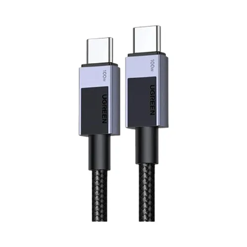 UGREEN 45064 100W Type-C to Type-C PD Nylon Braided 2M Fast Charging Cable