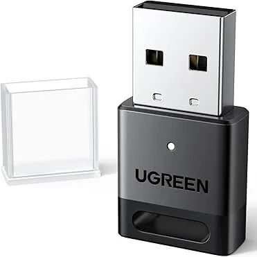 UGREEN 45134 USB Bluetooth Adapter 5.4 Dongle for PC Plug & Play for Windows 11/10/8.1 Bluetooth Receiver & Transmitter