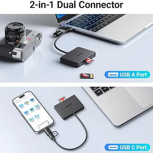 UGREEN 45167 4 in 1 USB C/USB A Card Reader