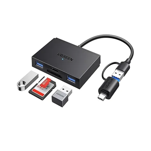 UGREEN 45167 4 in 1 USB C/USB A Card Reader