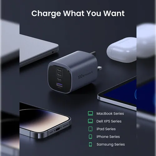 UGREEN 45226 100W Nexode S GaN UK Pin Fast Charger