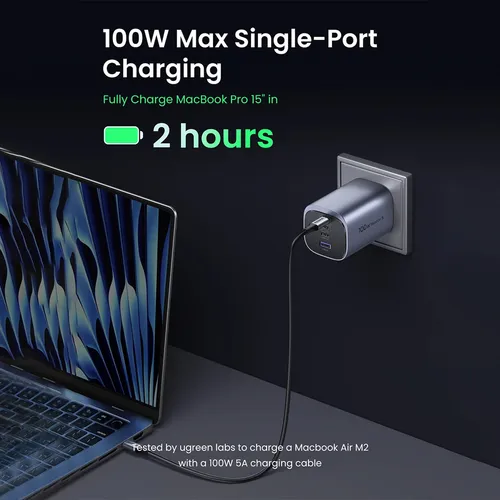 UGREEN 45226 100W Nexode S GaN UK Pin Fast Charger