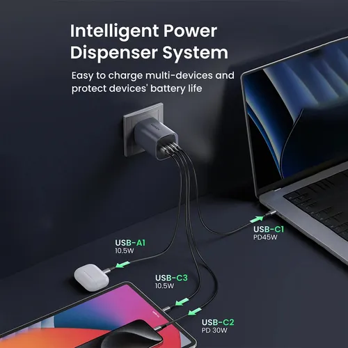 UGREEN 45226 100W Nexode S GaN UK Pin Fast Charger