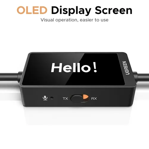 UGREEN 45236 USB | 3.5mm Bluetooth 5.4 Audio Receiver &amp; Transmitter Cable Support RX &amp; TX With Mic