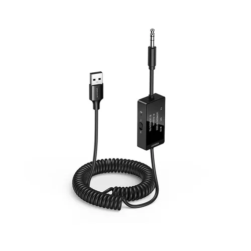 UGREEN 45236 USB | 3.5mm Bluetooth 5.4 Audio Receiver &amp; Transmitter Cable Support RX &amp; TX With Mic