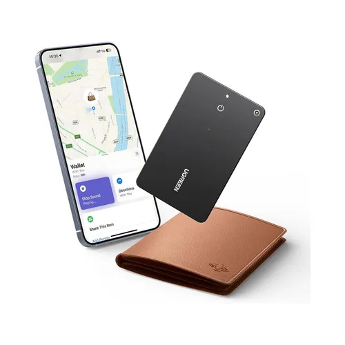 UGREEN 45298 Slim Card Smart Finder Compatible with Apple Find My