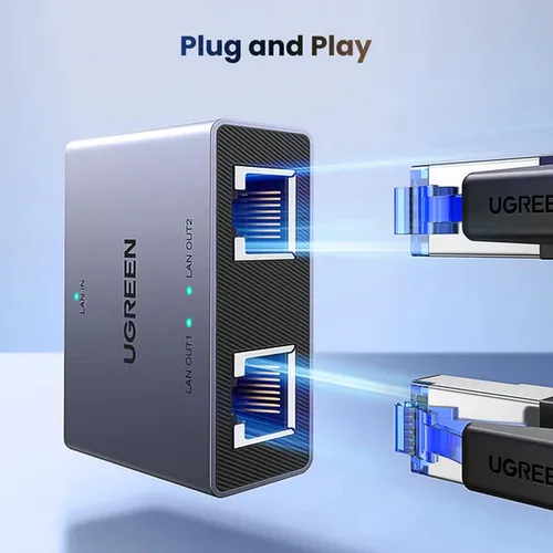 UGREEN 45311 Gigabit Ethernet 1 to 2 Splitter