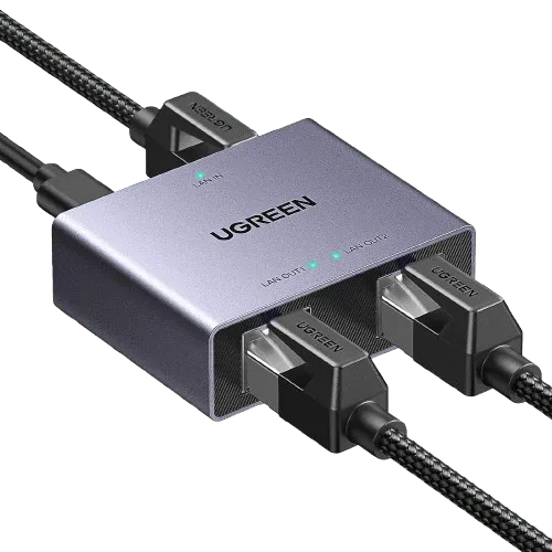 UGREEN 45311 Gigabit Ethernet Splitter 1 to 2