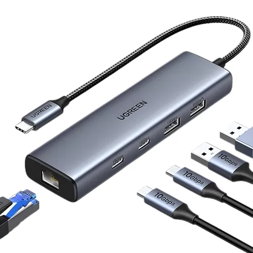 UGREEN 45320 6-in-1 USB-C Multifunctional Adapter